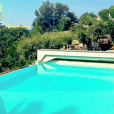 Casa Sognu T5 Piscine Chauffée Vue Mer Cavu 8 Pers *