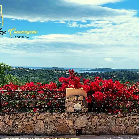 Casa Sognu T5 Piscine Chauffée Vue Mer Cavu 8 Pers Olmucciu