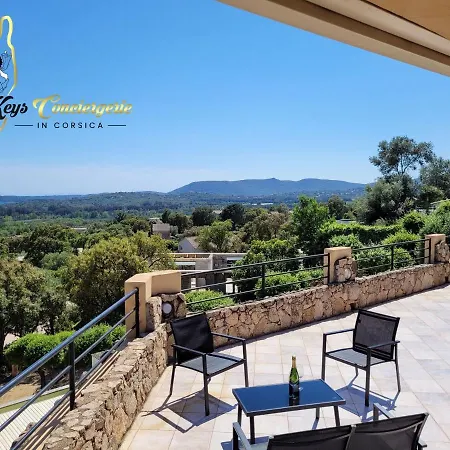Casa Sognu T5 Piscine Chauffée Vue Mer Cavu 8 Pers Olmucciu