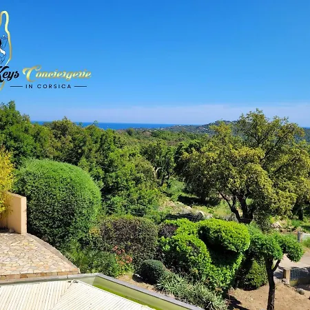 Hébergement de vacances Casa Sognu T5 Piscine Chauffée Vue Mer Cavu 8 Pers
