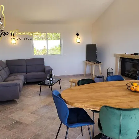 Casa Sognu T5 Piscine Chauffée Vue Mer Cavu 8 Pers Casa vacanze *