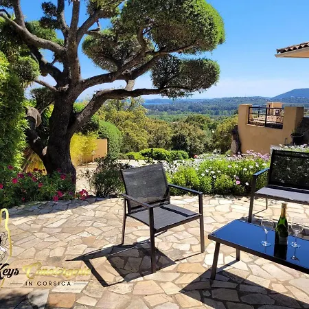 Casa Sognu T5 Piscine Chauffée Vue Mer Cavu 8 Pers * Olmucciu