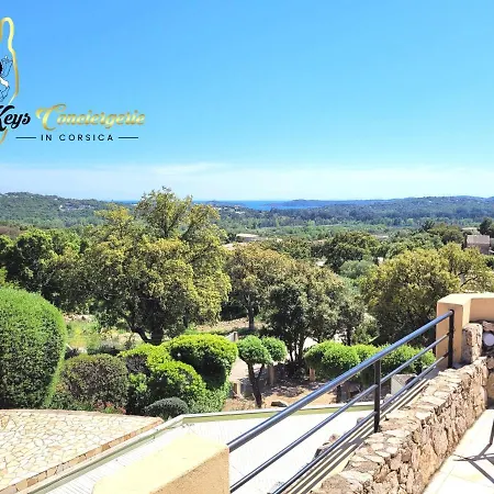 Casa Sognu T5 Piscine Chauffée Vue Mer Cavu 8 Pers * Olmucciu