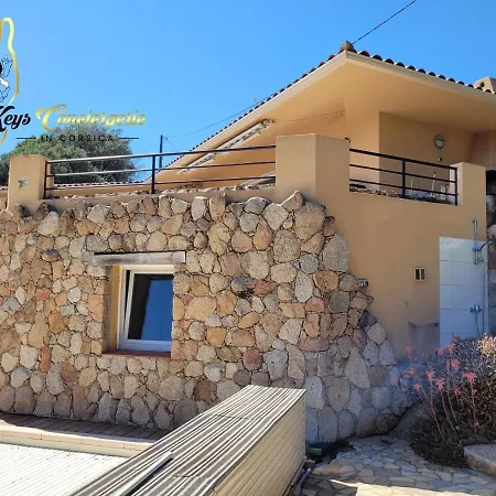 Casa Sognu T5 Piscine Chauffée Vue Mer Cavu 8 Pers *